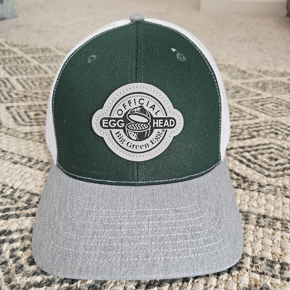 Green Egg Spruce Green Unstructured Leather Patch Hat Offical Egg Head Hat